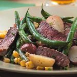 steak and potatoes